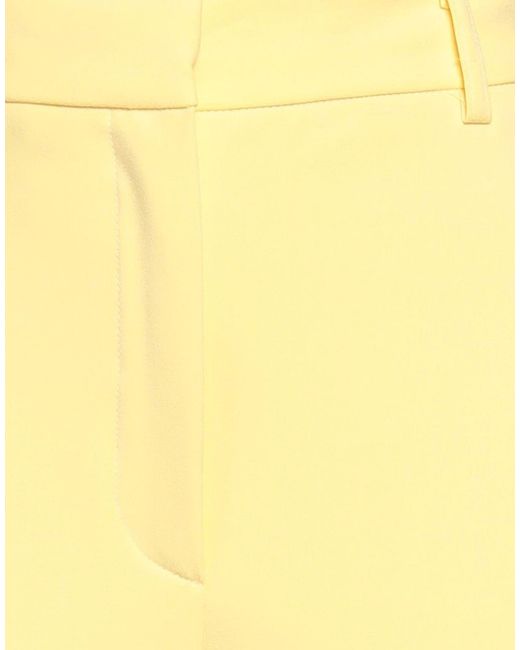 Ottod'Ame Yellow Pants Polyester, Viscose, Elastane