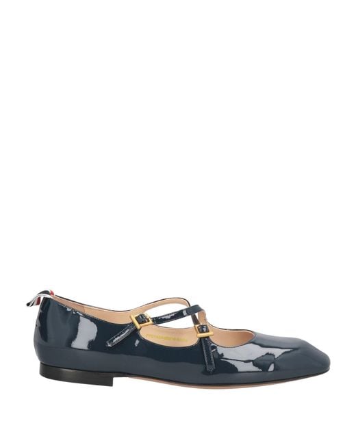 Thom Browne Blue Ballet Flats