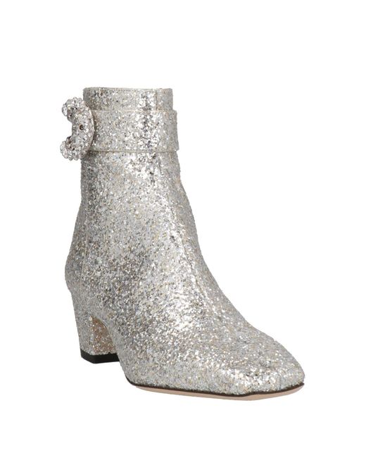 Jimmy Choo Gray Ankle Boots