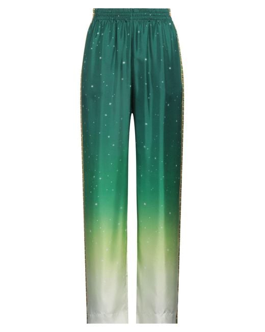 Casablanca Green Pants Silk