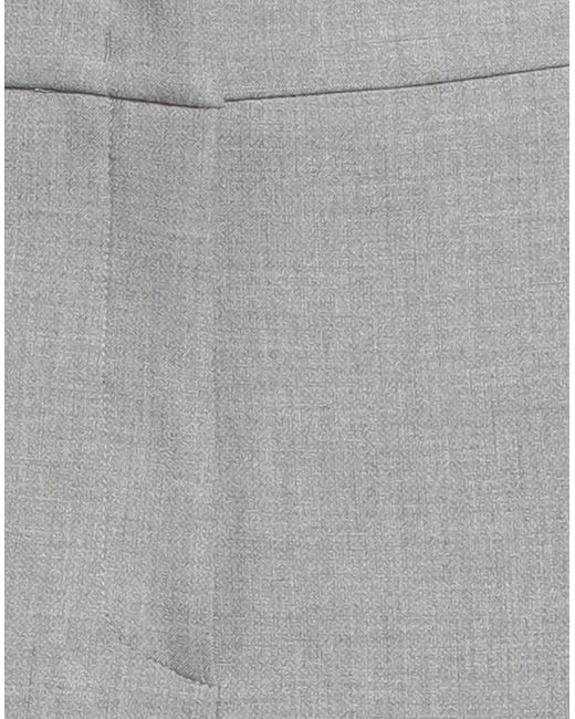 Peserico Gray Easy Pants Polyester, Viscose, Cotton, Elastane