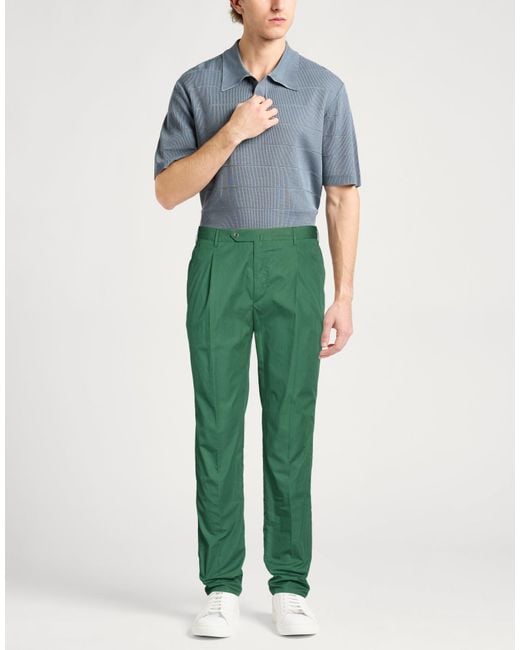 PT Torino Green Pants Cotton for men