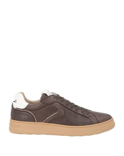 Voile Blanche Brown Sneakers Leather for men