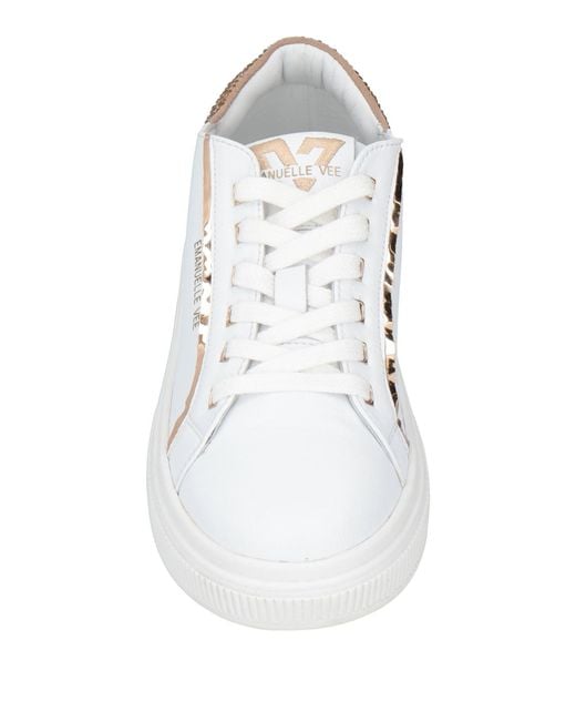 Emanuélle Vee White Sneakers Leather