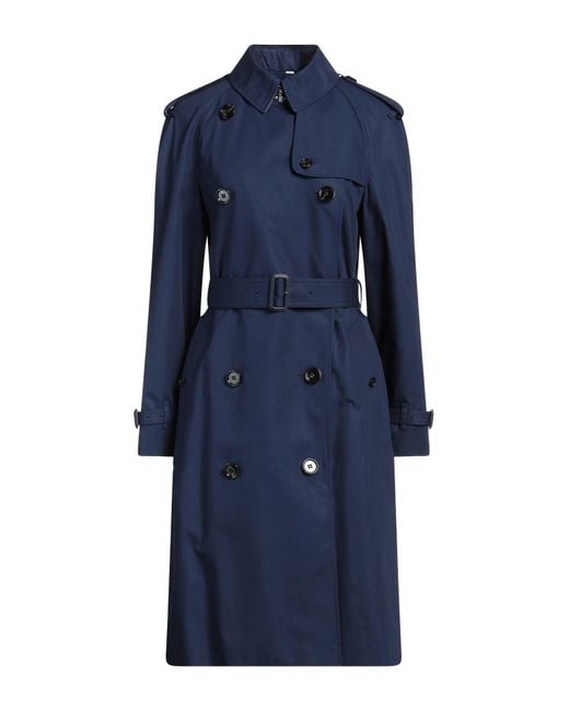 Manteau long et trench Burberry en coloris Blue