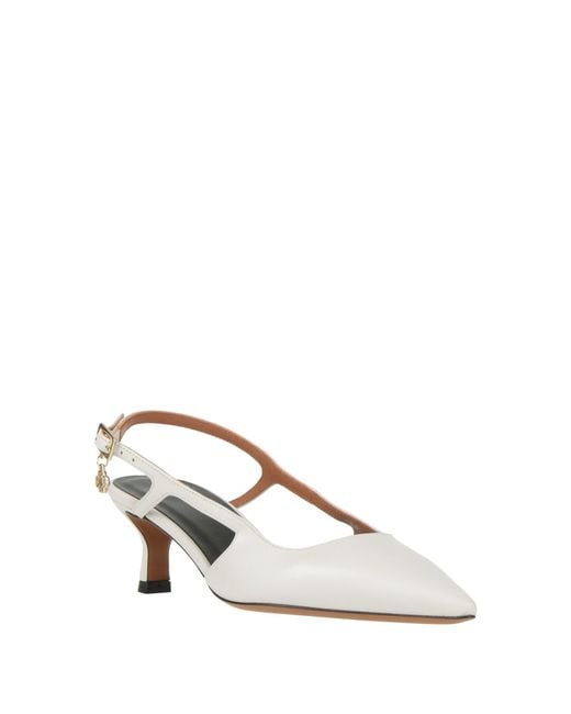Maje White Pumps