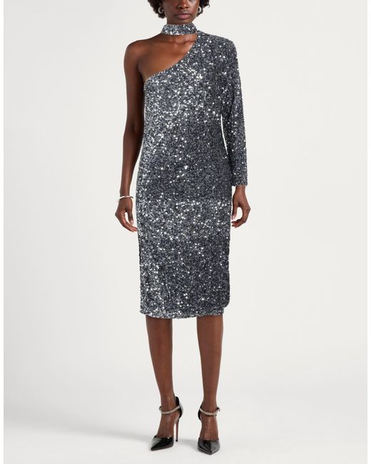 Cristinaeffe Gray Midi Dress