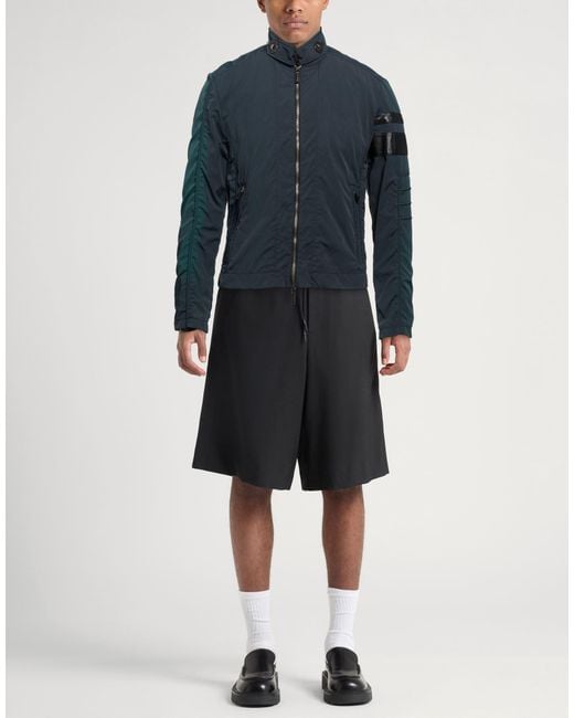 Bikkembergs Blue Midnight Jacket Nylon for men