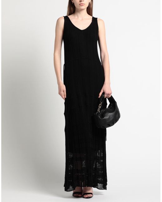 Maison Flâneur Black Maxi-Kleid