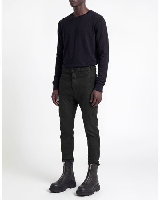 Masnada Black Jeans Cotton, Elastane for men