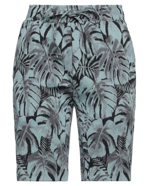 Twenty Gray Shorts & Bermuda Shorts Cotton, Polyester, Elastane