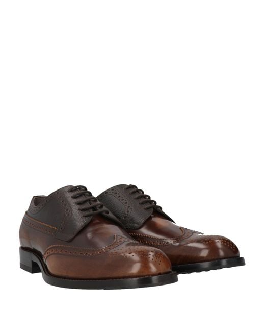 Stringate di Tod's in Brown da Uomo