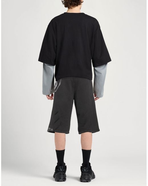 Off-White c/o Virgil Abloh Black Bw.Matthew Over Sweat Shorts for men