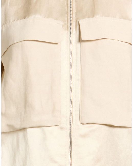 Moorer Natural Jacket Viscose, Linen