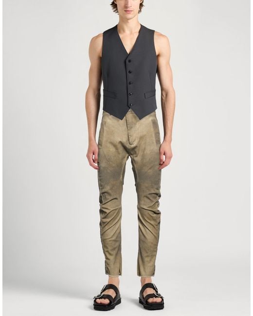 Masnada Natural Pants Cotton, Elastane for men