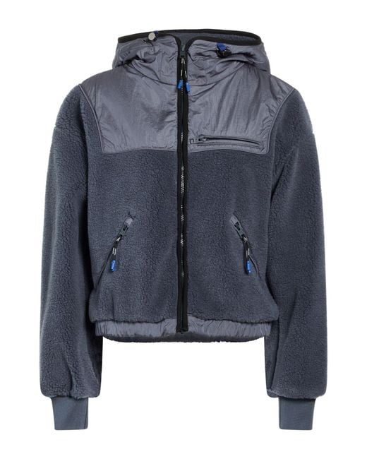 Woolrich Blue Jacket Polyester, Wool, Polyamide
