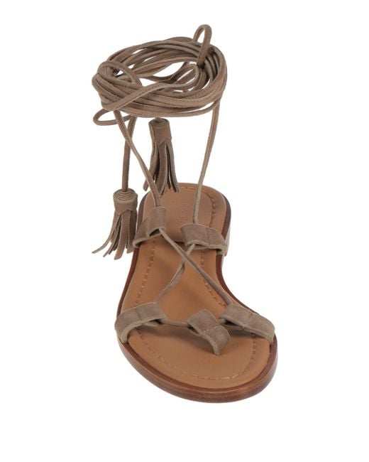 Dondup White Thong Sandal