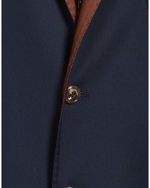 Tombolini Blue Blazer Polyamide, Wool, Elastane, Silk for men