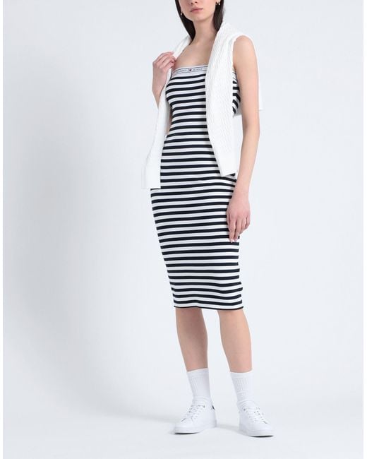 Tommy Hilfiger Blue Midi Dress