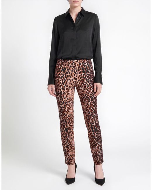 Maliparmi Red Pants Polyester, Elastane
