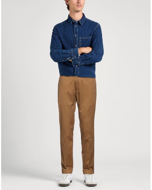 Messagerie Brown Patrizio Piscaglia Camel Pants Cotton, Elastane for men