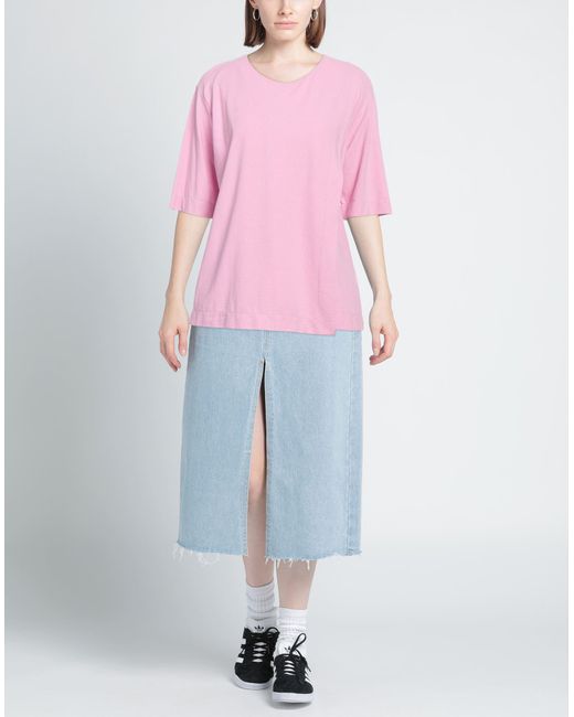 Zanone Pink T-Shirt Cotton