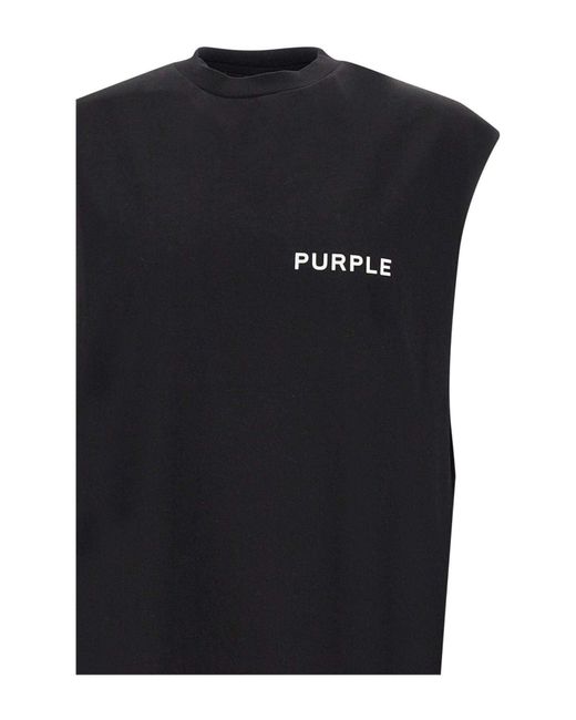 Purple T-shirts in Black für Herren
