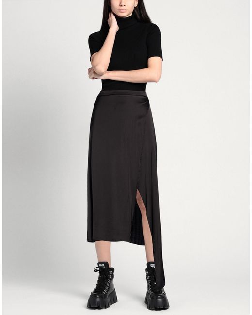 Manila Grace Black Maxi Skirts