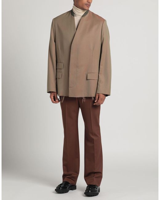 Maison Margiela Brown Blazer Wool for men