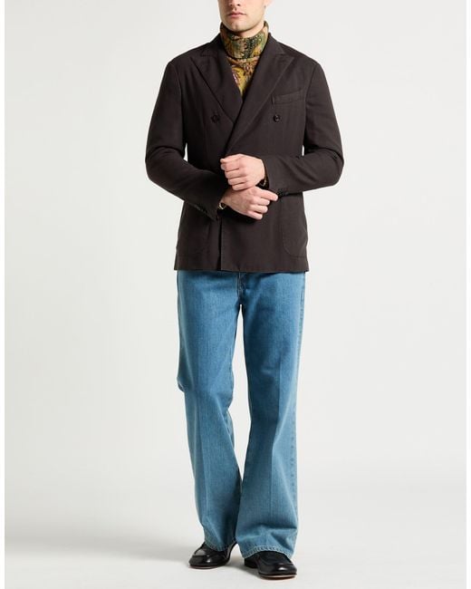 Boglioli Black Blazer for men