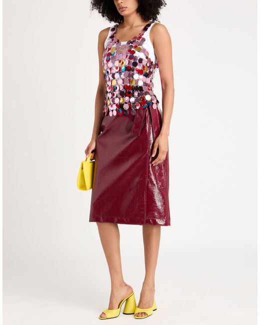 Top Rabanne de color Red
