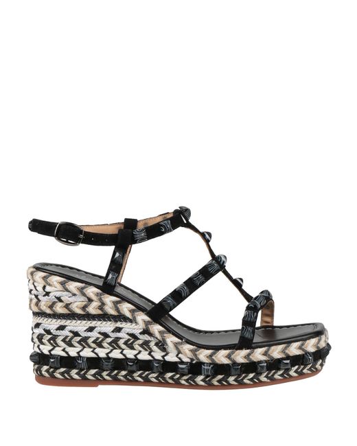 Alma En Pena. Black Sandals Leather