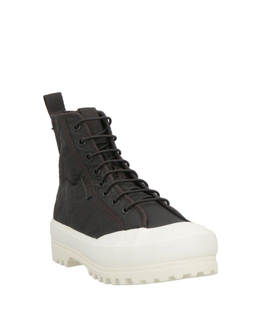 Superga Black Ankle Boots
