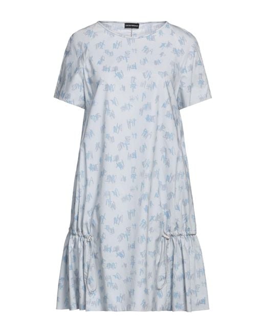 Emporio Armani Blue Mini Dress
