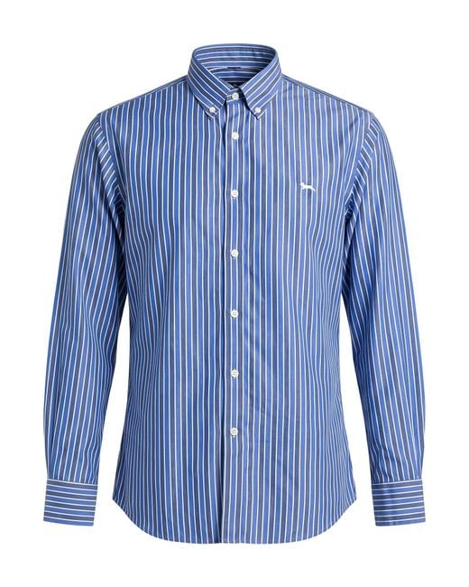 Harmont & Blaine Blue Shirt Cotton for men
