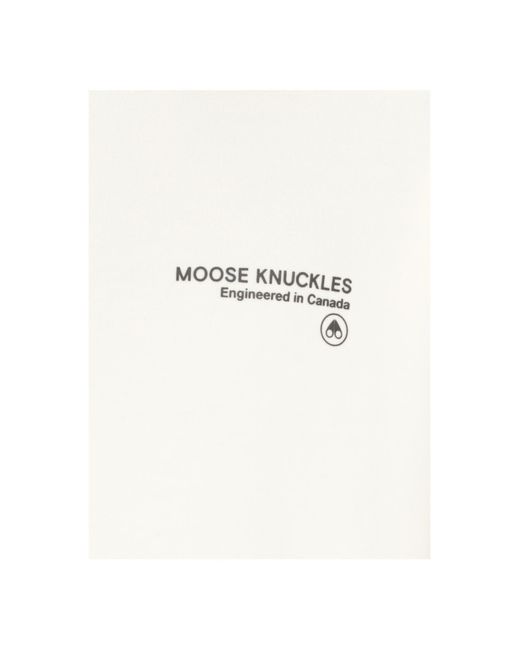 Moose Knuckles Sweatshirt in White für Herren