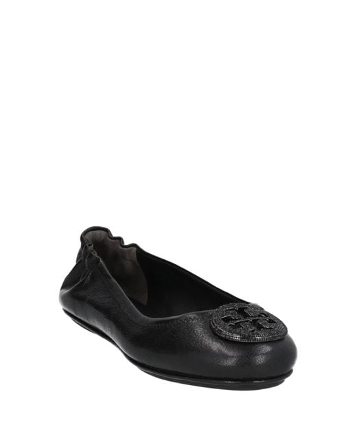 Tory Burch Black Ballet Flats