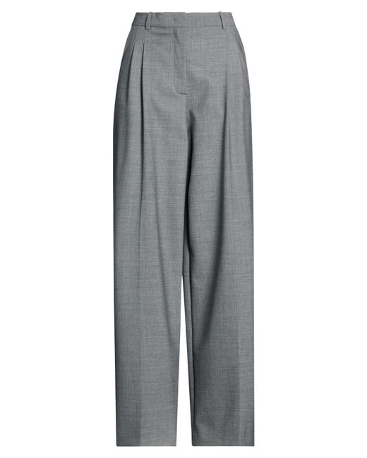 THE GARMENT Gray Pants Polyester, Wool, Elastane