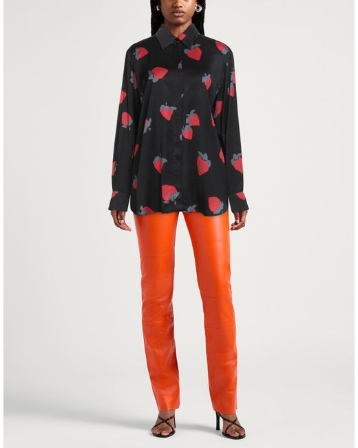MSGM Black Shirt Viscose
