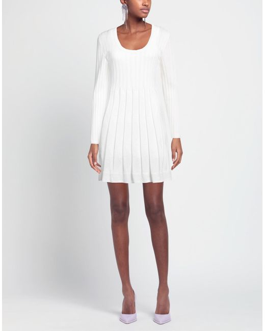 M Missoni White Mini-Kleid