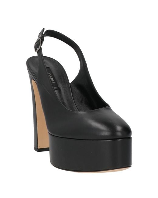 Casadei Black Pumps Leather
