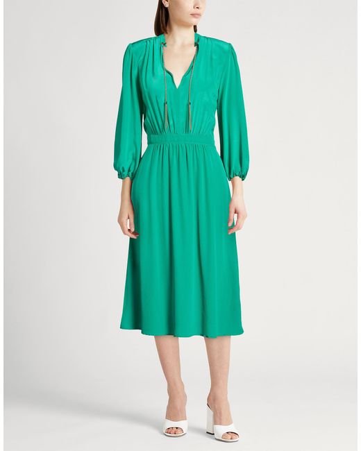 Liu Jo Green Midi Dress