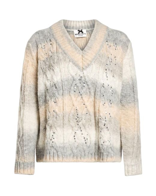No Secrets White Light Sweater Alpaca Wool, Polyamide, Acrylic