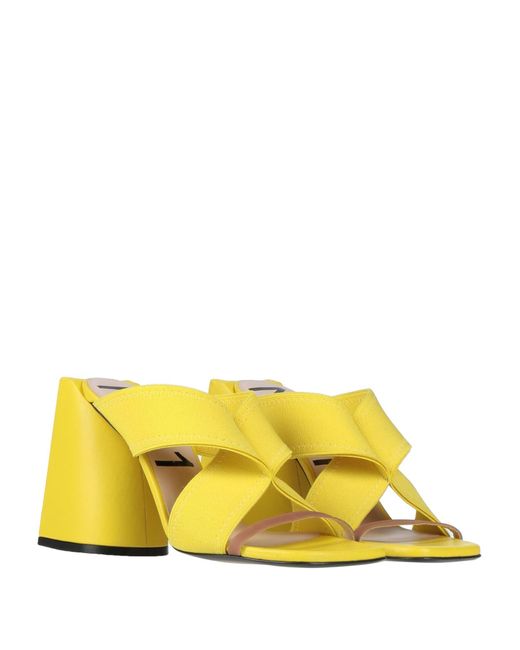 N°21 Yellow Sandals
