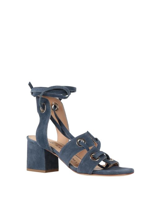 Fabio Rusconi Blue Sandals Leather