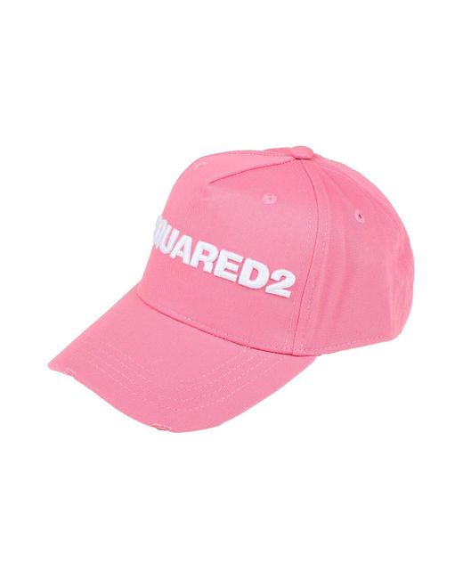 DSquared² Pink Appliqué-logo Cotton Cap