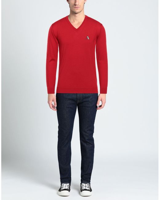 Aquascutum Red Sweater for men