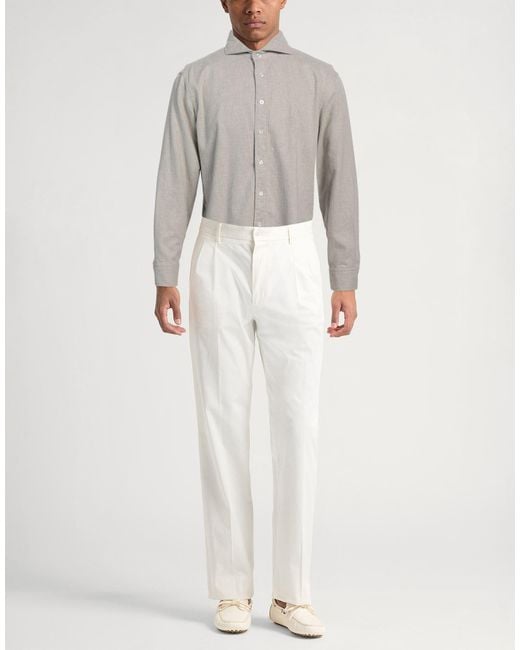 Lardini Gray Shirt Cotton for men