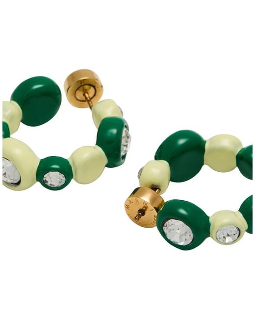 Orecchini di Marni in Green