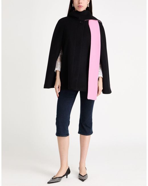 MSGM Black Cape Virgin Wool, Polyamide